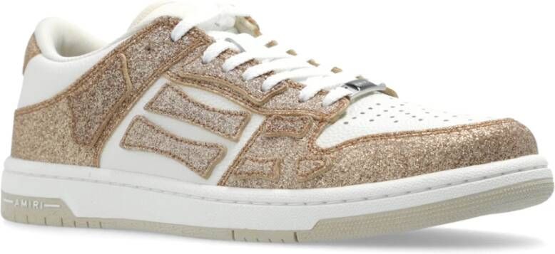 Amiri Shimmer Skel Top sneakers Yellow Dames