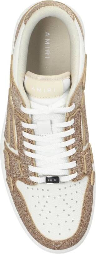 Amiri Shimmer Skel Top sneakers Yellow Dames