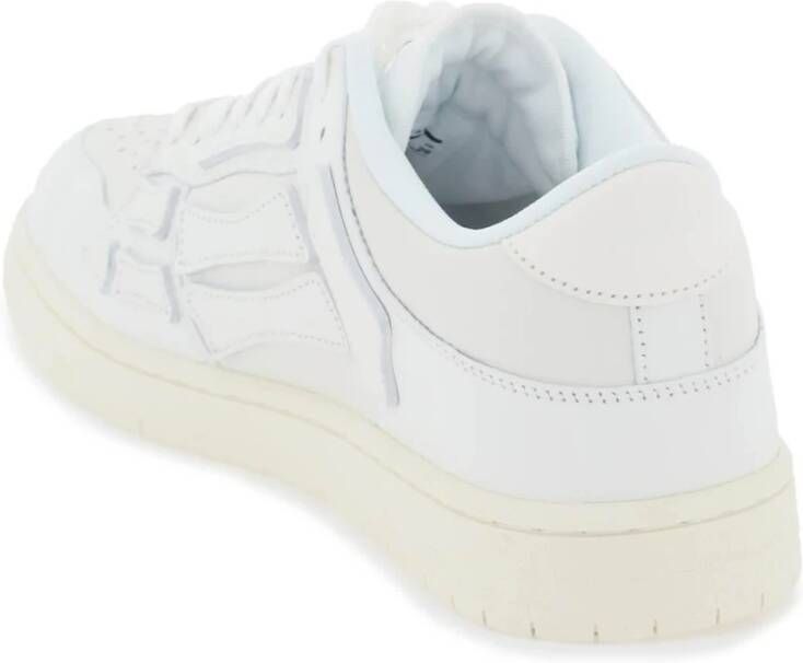 Amiri Skel Top Low Leren Sneakers White Heren