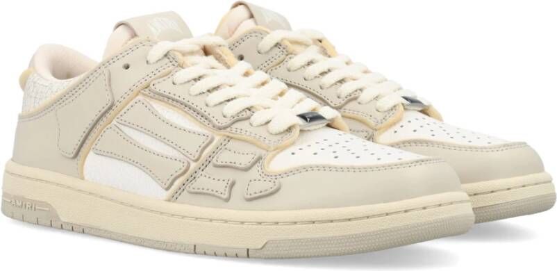 Amiri Skel Top Low Sneakers Beige Heren