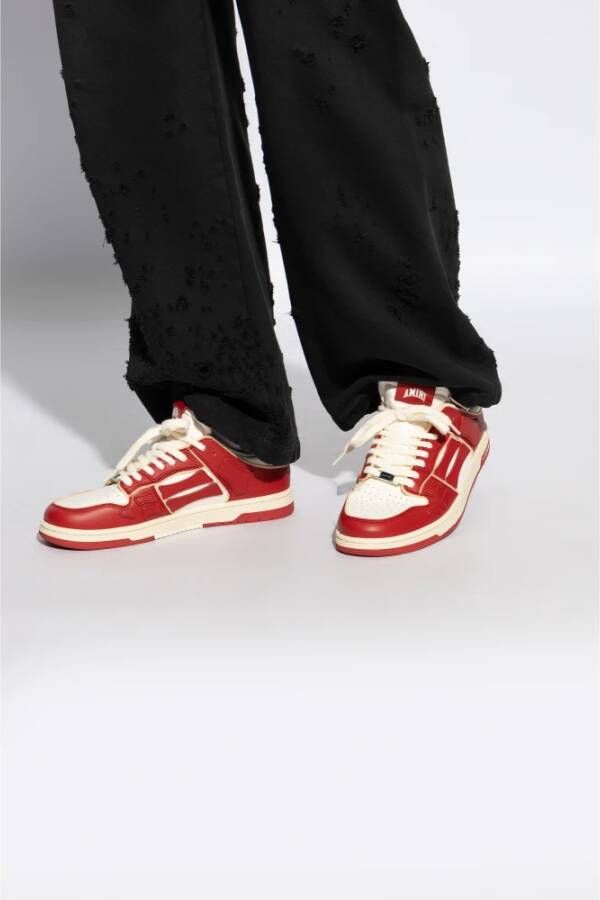 Amiri Skel Top Low sports schoenen Red Heren