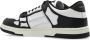 Amiri Zwarte Leren Sneakers Skelet Rubberen Zool Black Heren - Thumbnail 5