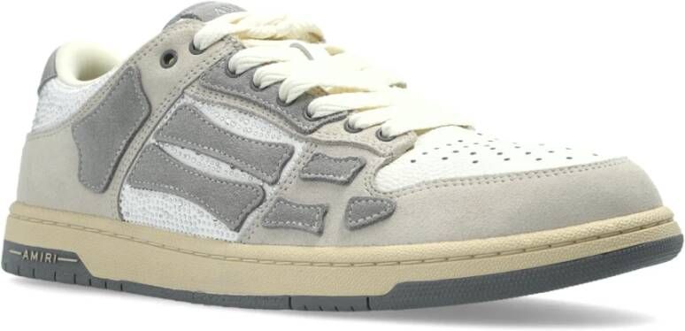 Amiri Sneakers Crystal Suede Skel Top Gray Heren