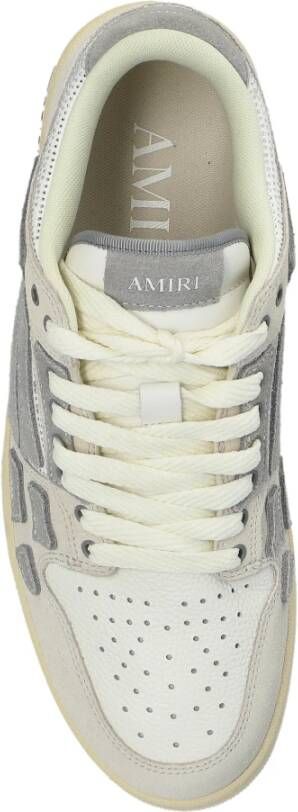 Amiri Sneakers Crystal Suede Skel Top Gray Heren