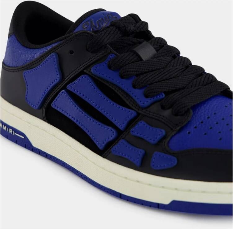Amiri True Blue Skeleton Low Top Sneakers