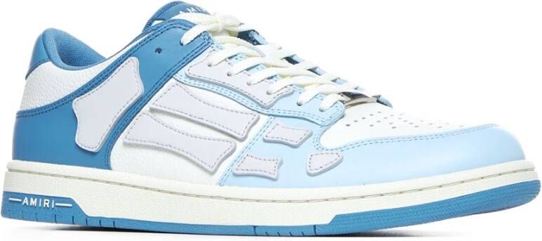 Amiri Twee-Tone Skel Top Laag Sneakers Blue Heren