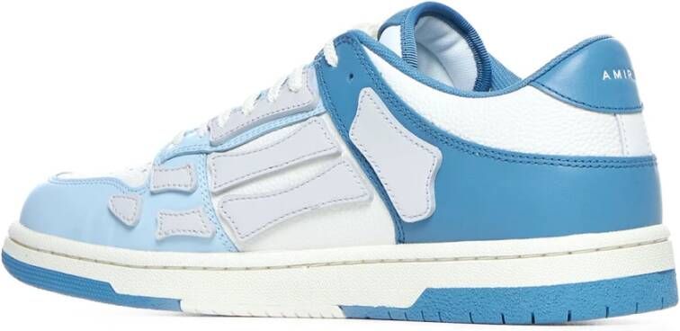 Amiri Twee-Tone Skel Top Laag Sneakers Blue Heren