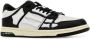 Amiri Zwarte Leren Sneakers Skelet Rubberen Zool Black - Thumbnail 2