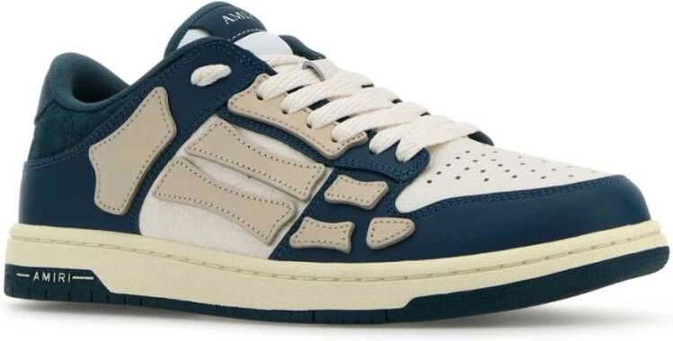 Amiri Tweekleurige leren Skel sneakers