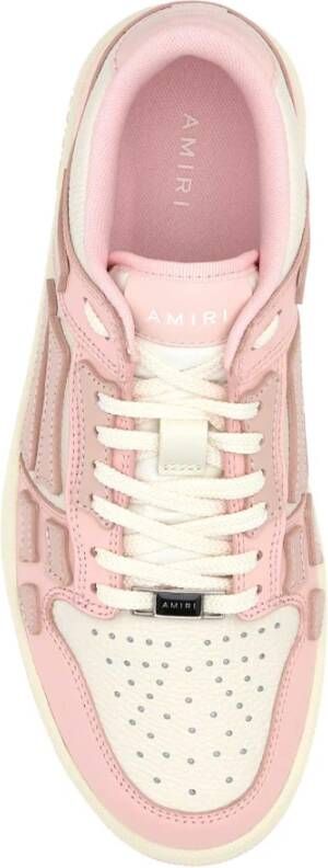 Amiri Tweekleurige Skel Sneakers Pink Dames
