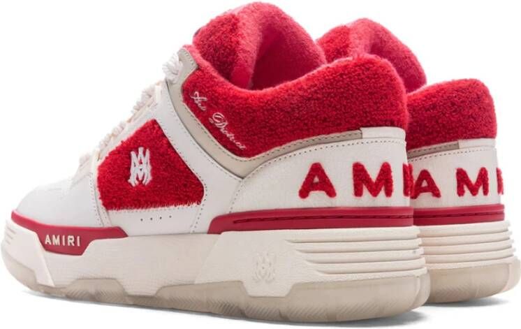 Amiri Varsity Red Logo Patch Sneakers