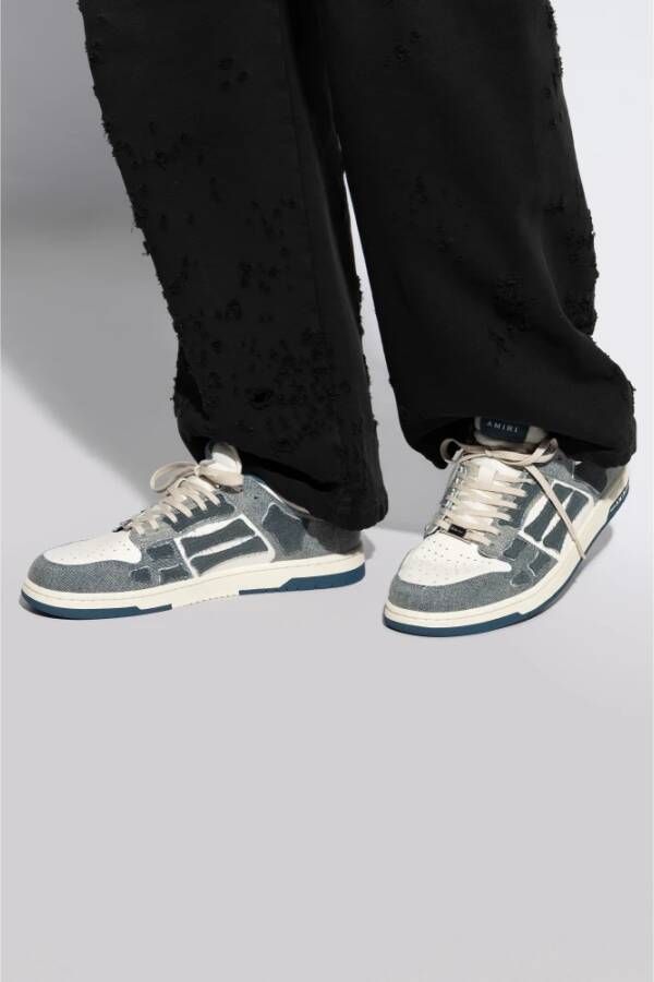 Amiri Vintage Skel Top Low Sneakers Blue Heren