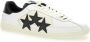 Amiri Zwarte Leren Sneakers Verhoog Uw Stijl Multicolor Heren - Thumbnail 2