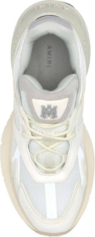 Amiri Witte Mesh Runner Sneakers White Heren