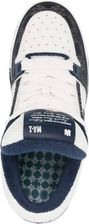 Amiri Witte Mesh Sneaker met Geborduurd Logo Multicolor Heren