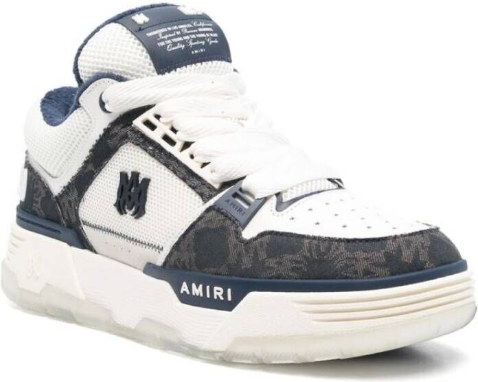 Amiri Witte Mesh Sneaker met Geborduurd Logo Multicolor Heren