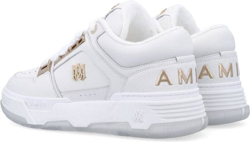 Amiri Witte Metallic Ma-1 Sneakers