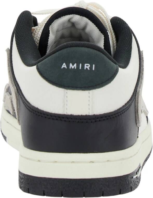 Amiri Witte Skel TOP LOW Sneakers Multicolor Heren