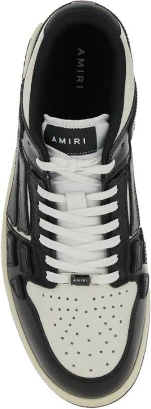 Amiri Witte Sneakers met Logo Patch Black Heren