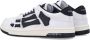 Amiri Witte Zwarte Skel Top Lage Sneakers - Thumbnail 2