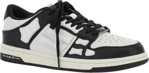 Amiri Zwarte lage top sneakers met geperforeerde neus Black Dames