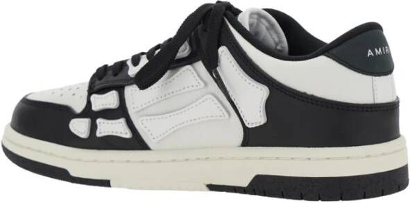 Amiri Zwarte lage top sneakers met geperforeerde neus Black Dames