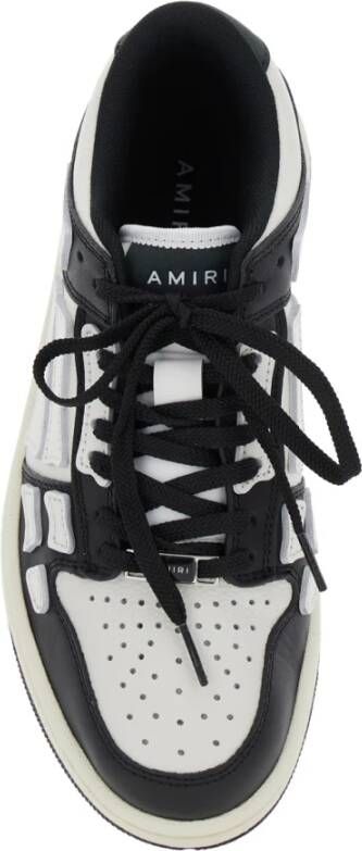 Amiri Zwarte lage top sneakers met geperforeerde neus Black Dames