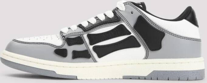 Amiri Zwarte Leren Sneakers Stijlvol Comfort Multicolor Heren
