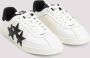 Amiri Zwarte Leren Sneakers Verhoog Uw Stijl Multicolor Heren - Thumbnail 7
