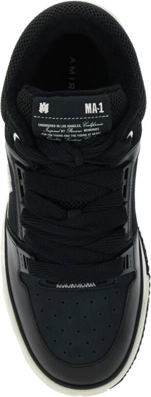 Amiri Zwarte Sneakers Ma-1 Stijl