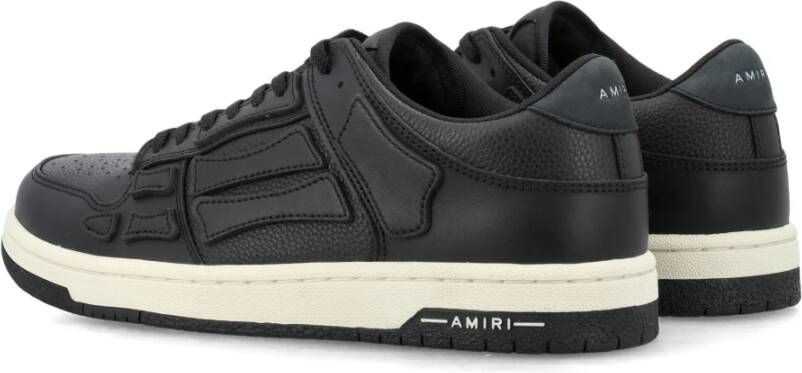 Amiri Zwarte Sneakers Skel Low Top Black Heren