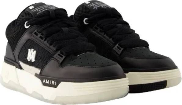 Amiri Zwarte Suède Sneakers Black Dames
