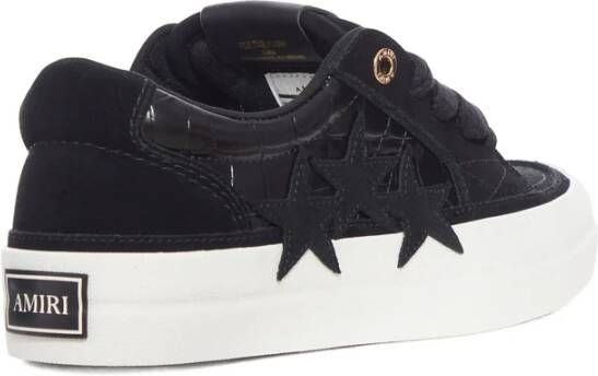 Amiri Zwarte Suède Ster Veterschoenen