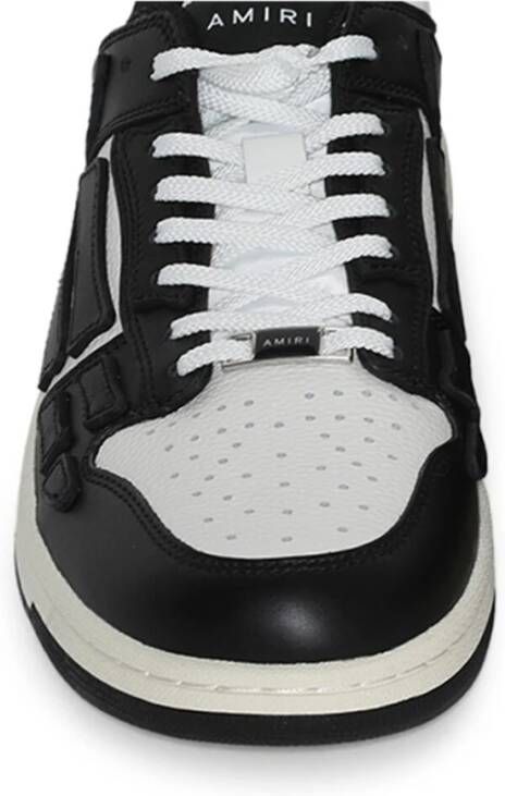 Amiri Zwarte Vetersneaker met Merkhiel Black Heren