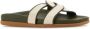 Ancient Greek Sandals Canvas Twee-Tinten Desmos Slippers - Thumbnail 2