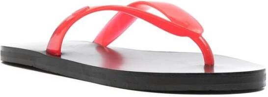 Ancient Greek Sandals Cederbruine Instap Teenslipper Sandalen Red Dames