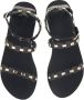 Ancient Greek Sandals Coco Zwarte Leren Sandalen Black Dames - Thumbnail 5