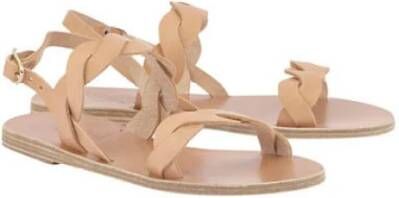 Ancient Greek Sandals Desmos Leren Sandalen Brown Dames