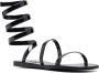 Ancient Greek Sandals Flat Sandals Black Dames - Thumbnail 2