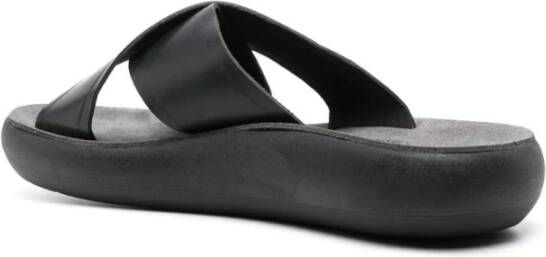 Ancient Greek Sandals Flat Sandals Black Dames