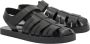 Ancient Greek Sandals Flat Sandals Black Heren - Thumbnail 2