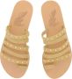 Ancient Greek Sandals Flat Sandals Yellow Dames - Thumbnail 2