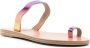 Ancient Greek Sandals Multicolor Leren Casual Sandalen Purple Dames - Thumbnail 2