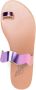 Ancient Greek Sandals Multicolor Leren Casual Sandalen Purple Dames - Thumbnail 4