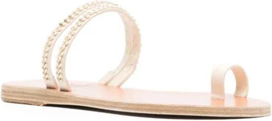 Ancient Greek Sandals Flat Sandals White Dames