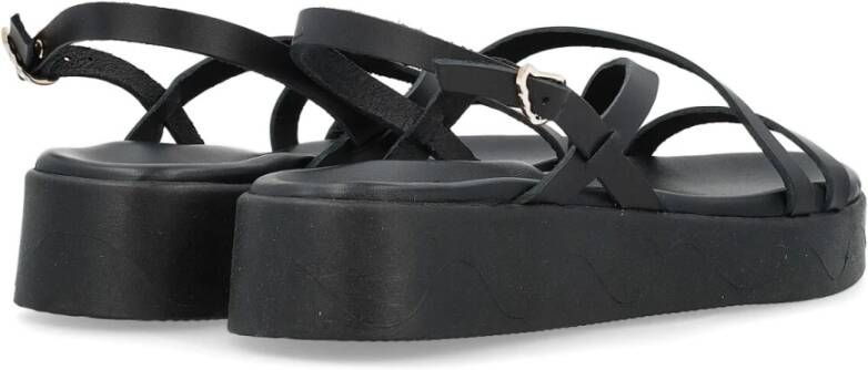 Ancient Greek Sandals Flat Sandals Zwart Dames