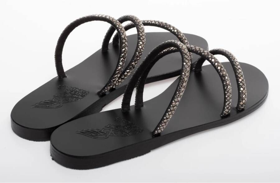 Ancient Greek Sandals Flat Sandals Zwart Dames