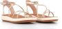 Ancient Greek Sandals Gouden leren sandalen met zijgesp Beige Dames - Thumbnail 2
