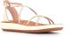 Ancient Greek Sandals Gouden leren sandalen met zijgesp Beige Dames - Thumbnail 4