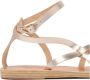 Ancient Greek Sandals Zilveren Tomi Leren Sandalen Gray Dames - Thumbnail 2
